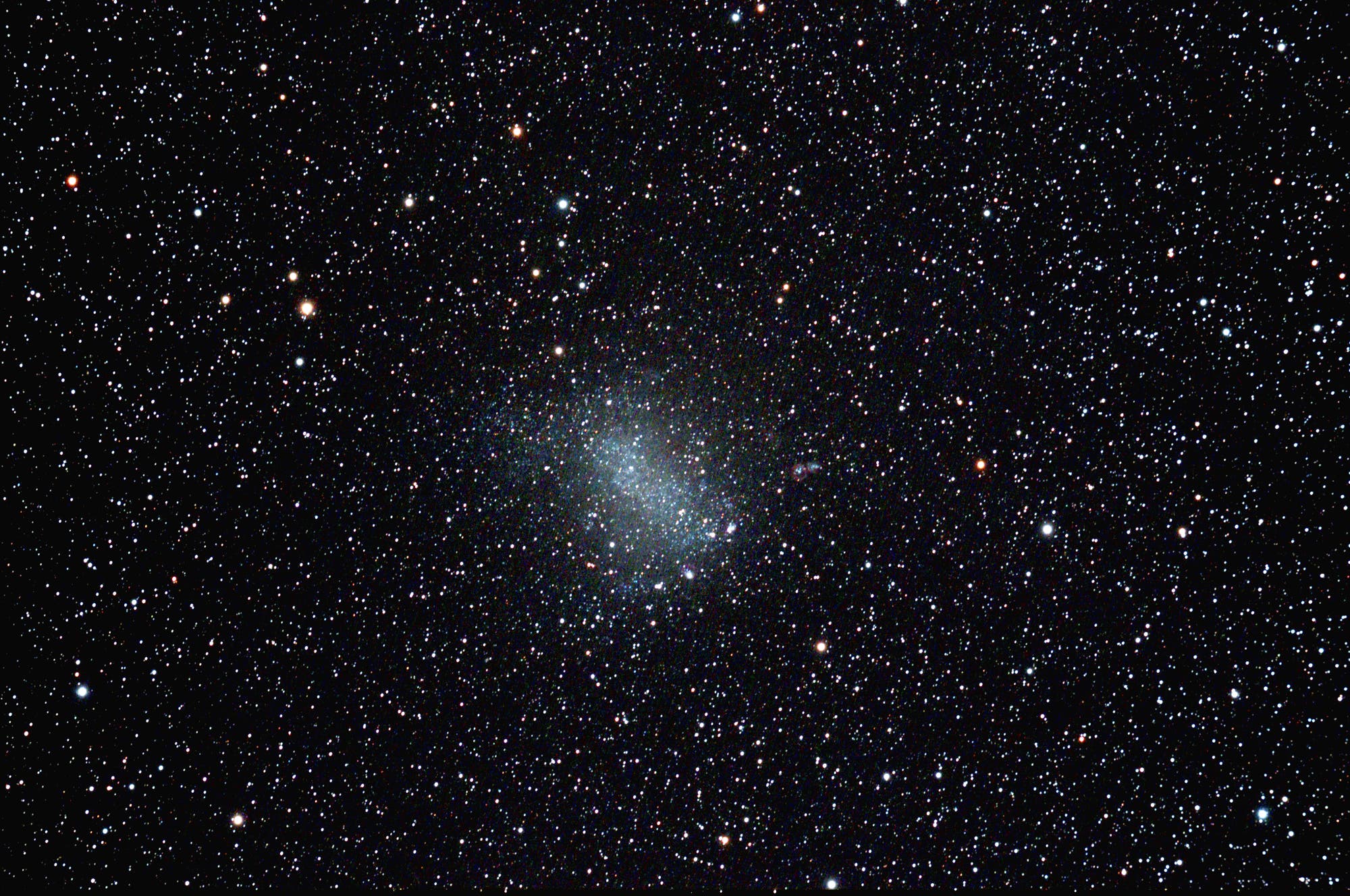 NGC 6822 Barnards Galaxie Spektrum der Wissenschaft